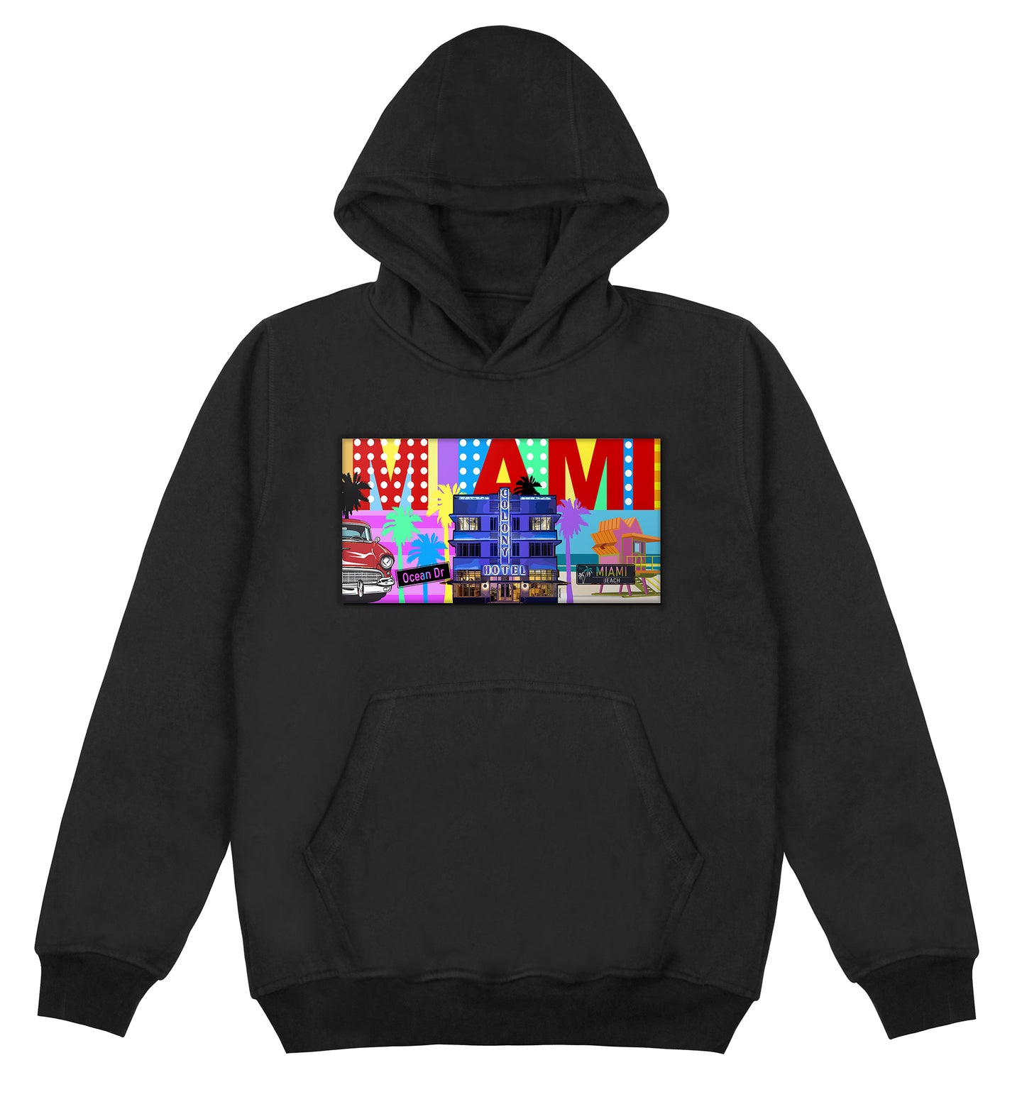 MJ POP "MIAMI" Canvas Hoodie